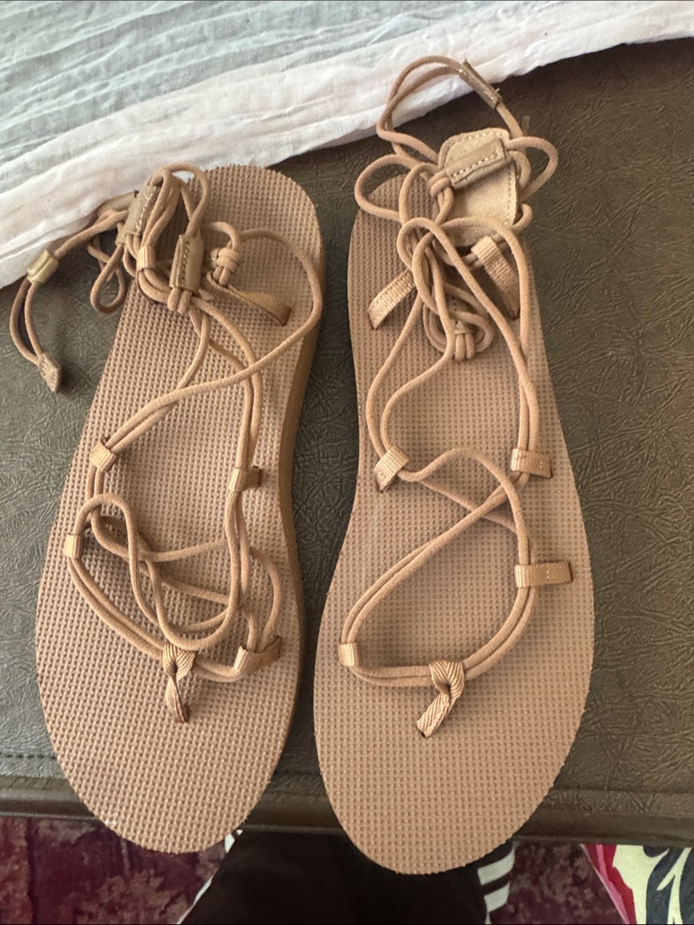 Teva lace up sandals size 10